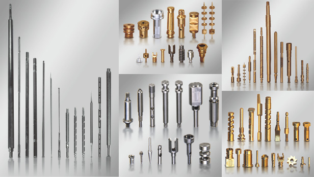 金沙990线路检测走心机ST-206/266加工工件